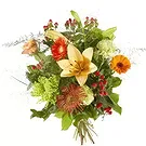 Vanlose flowers  -  Mixed orange flowers Flower Bouquet/Arrangement