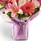 Capitan Caceres flowers  -  printed dedication  Flower Bouquet/Arrangement