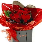Prokuplje flowers  -  Ruby Red Flower Bouquet/Arrangement