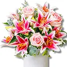 fiorista fiori di Firenze- Freschezza sottile: Bouquet Aura Rosa Bouquet floreale