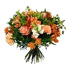 Leicester flowers  -  Blushing Orange Flower Bouquet/Arrangement