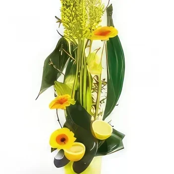 fleuriste fleurs de Paris- Composition florale Sunlight Bouquet/Arrangement floral