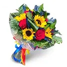 fleuriste fleurs de Niu Blau- Touche mixte Bouquet/Arrangement floral
