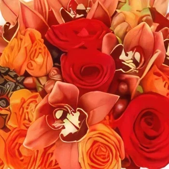 fleuriste fleurs de Tenerife- Romance d'automne Bouquet/Arrangement floral