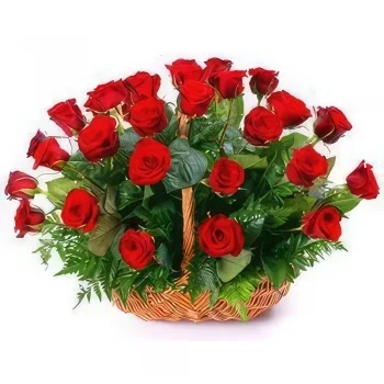 Verona flowers  -  Ruby Amore Flower Bouquet/Arrangement
