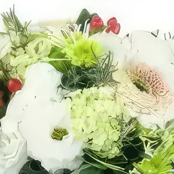 Бордо цветя- Пастелна цветна композиция от Торонто Букет/договореност цвете