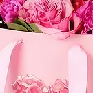 Ibiza flowers  -  Decorative Bag i Flower Bouquet/Arrangement