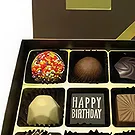 Buangkok flowers  -  Dark Chocolate Box Flower Bouquet/Arrangement