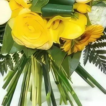 Pau bunga- Buket bulat tak terduga Rangkaian bunga karangan bunga