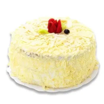 Sverige Online blomsterbutikk - Hvit kake Bukett
