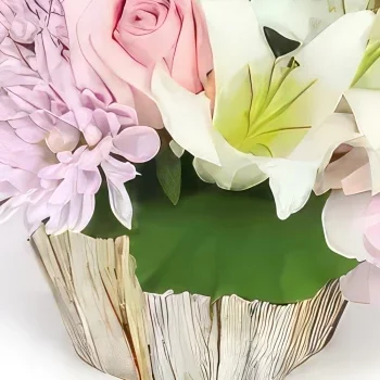 بائع زهور مونبلييه- تنسيق زهرة القطيفة باقة الزهور