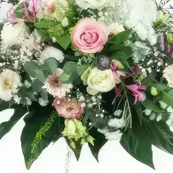 Λιλ λουλούδια- Αφροδίτη ραμμένο μαξιλάρι λουλουδιών Μπουκέτο/ρύθμιση λουλουδιών