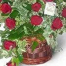 Wroclaw flowers  -  FLOWER BASKET 06 Flower Bouquet/Arrangement