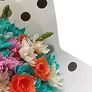 קנדרה פרחים- זר צבעוני זר פרחים/סידור פרחים