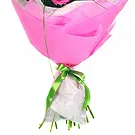 fiorista fiori di Firenze- Bouquet di rose fucsia Bouquet floreale