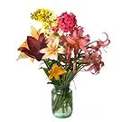 Italy flowers  -  Bouquet with Orange Lilies Flower Bouquet/Arrangement
