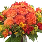 Italy flowers  -  Bouquet of orange roses Flower Bouquet/Arrangement