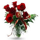 Greece flowers  -  Red Rose Arrangement Flower Bouquet/Arrangement