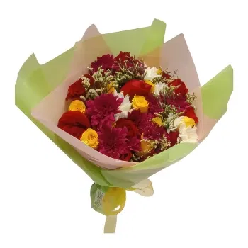 kenya Online Florist - Blandad strösselbukett Bukett