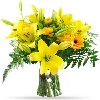 Amman online Florist - Sunshine Elegance Bouquet