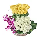 Ad Dilam blomster- Sunny Basket Blomsterarrangementer bukett