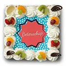 Schoondijke flowers  -  Whipped cream cake 'Get well soon' Flower Bouquet/Arrangement