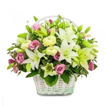 Barcelona flowers  -  Blush Blossom Delight Flower Bouquet/Arrangement