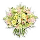 fleuriste fleurs de Ville internet de Dubaï- Bouquet de roses de jardin blanches et blush Bouquet/Arrangement floral