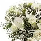 fiorista fiori di Industrial Estate- Bianco Natale Bouquet floreale