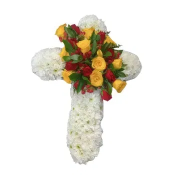 kenya Online Florist - Solnedgång korskrans Bukett