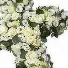 バンコク 花- 白十字葬 花束/フラワーアレンジメント