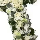 バンコク 花- 白十字葬 花束/フラワーアレンジメント