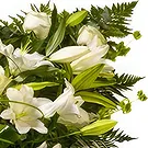 Srijemske Laze flowers  -  White Tear Flower Bouquet/Arrangement