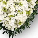 Verossaz flowers  -  White Heart Flower Bouquet/Arrangement