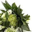Kolding blomster- Begravelse buket hvid Blomst buket/Arrangement
