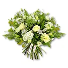United Arab Emirates flowers  -  White Roses and Alstroemeria Bouquet  Flower Bouquet/Arrangement