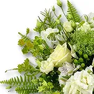 United Arab Emirates flowers  -  White Roses and Alstroemeria Bouquet  Flower Bouquet/Arrangement