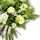 United Arab Emirates flowers  -  White Roses and Alstroemeria Bouquet  Flower Bouquet/Arrangement