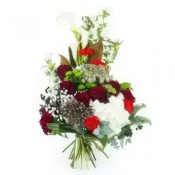 flores de Marselha- Coroa de flores à mão Hermès Bouquet/arranjo de flor