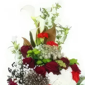 Tarbes bunga- Karangan bunga dengan tangan Hermès Rangkaian bunga karangan bunga