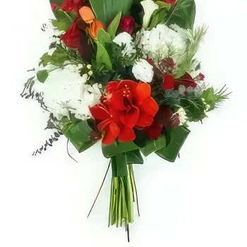 Бордо цветя- Венец от зашити цветя на Хестия Букет/договореност цвете