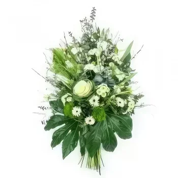 flores de Marselha- Coroa de flores costuradas Luna Bouquet/arranjo de flor
