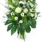 Le François flowers  -  Wreath of stitched flowers Luna Flower Bouquet/Arrangement