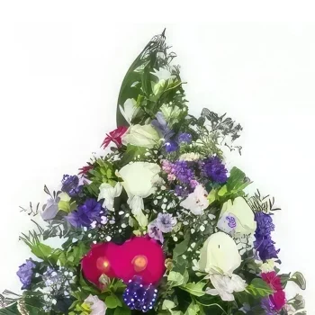 Tarbes цветя- Венец от зашити цветя на Темида Букет/договореност цвете