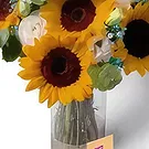 Garhoud flowers  -  Yellow & White Buds Flower Bouquet/Arrangement